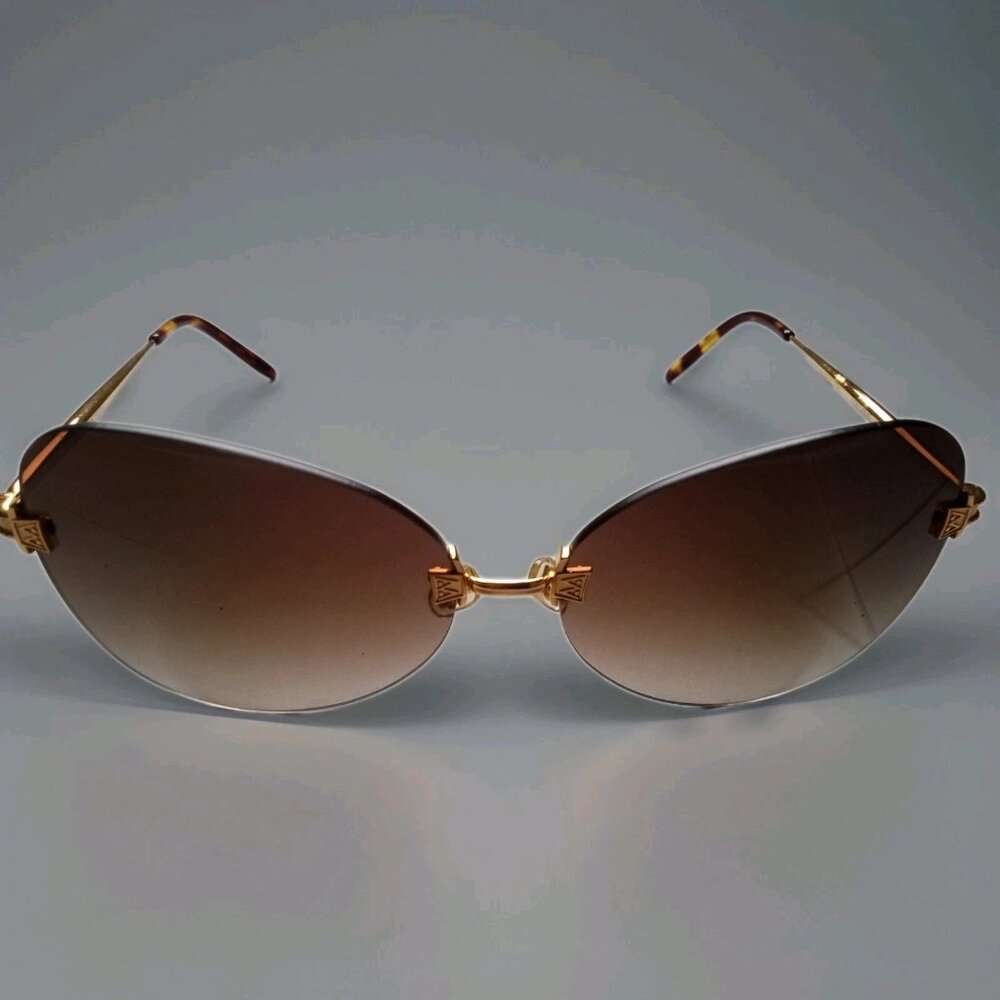 Elegant Luxury Madame Wildfox Sunglasses Women 65mm Rimless Butterfly EMTMAD000
